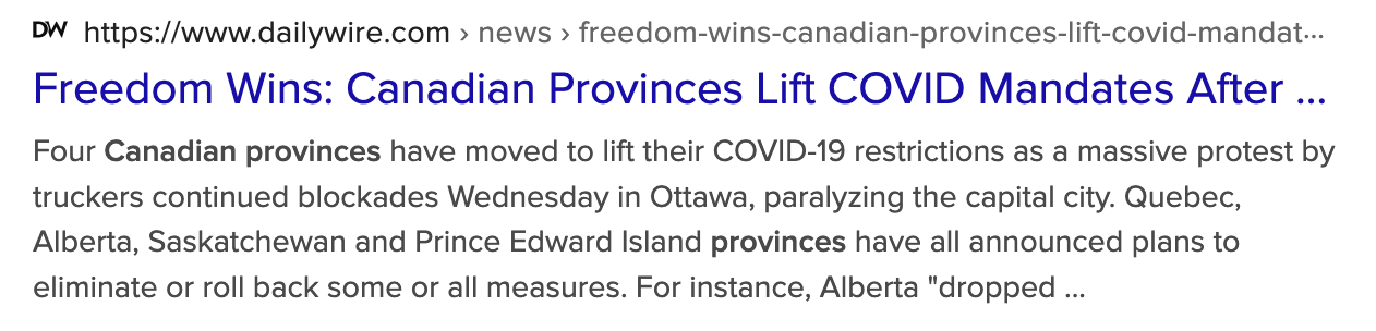 Canadians Provinces